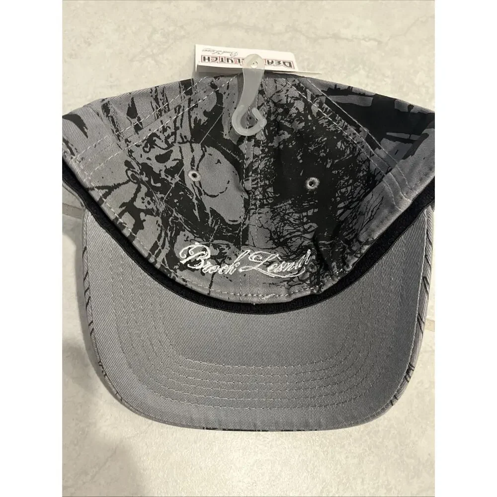 Vintage Death Clutch Brock Lesner Black Hat UFC Cap Tek Flex Y2K WWE NWT